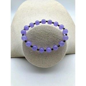 Lavender Alexandrite Bracelet Stretch gemstone